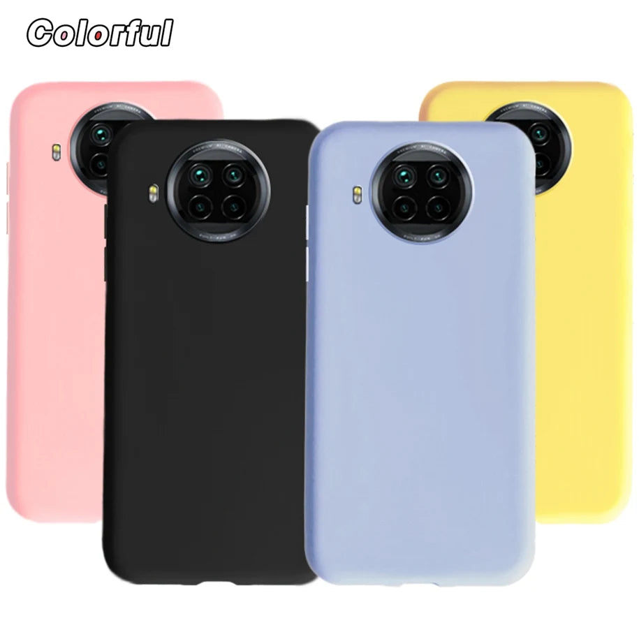 For Xiaomi Mi 10T Lite Case Liquid Silicone Phone Cover For Xiaomi 10T Lite 5G 128 GB Fundas Cover on Xiomi mi10T Lite Soft Case
