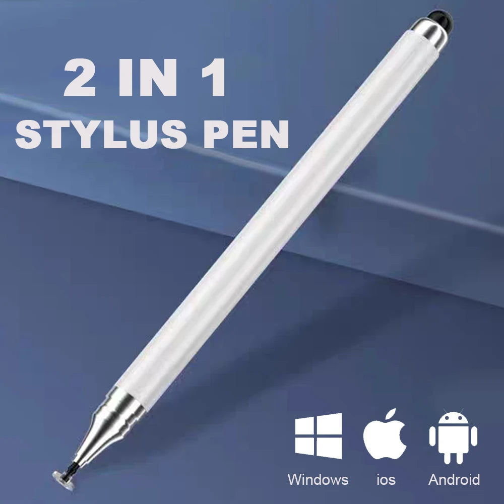 1/2Pcs 2in1 Universal Stylus Pen For Tablet Mobile Android ios Phone iPad Accessories Drawing Tablet Capacitive Screen Touch Pen