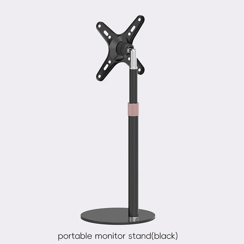 Artpowers VESA Monitor Desk Mount Single Monitor Stands Freestanding fits 13'' to 18'' Computer Screen with Height Adjustable