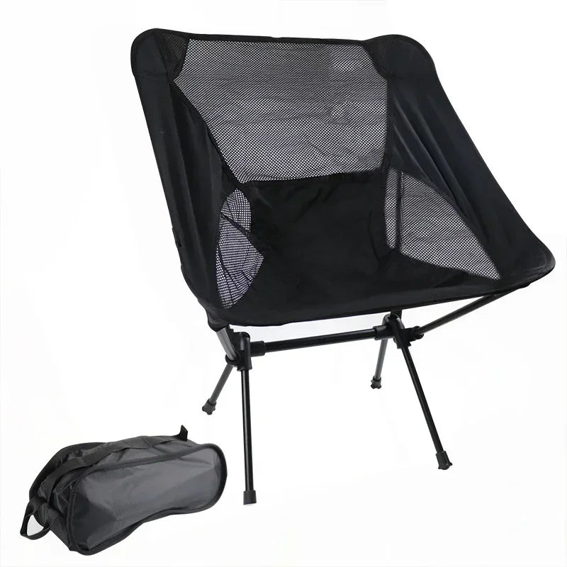 Outdoor Portable Folding Chair Beach Chairs for BBQ Travel Beach Hiking Picnic Seat Easy to Carry Convenient