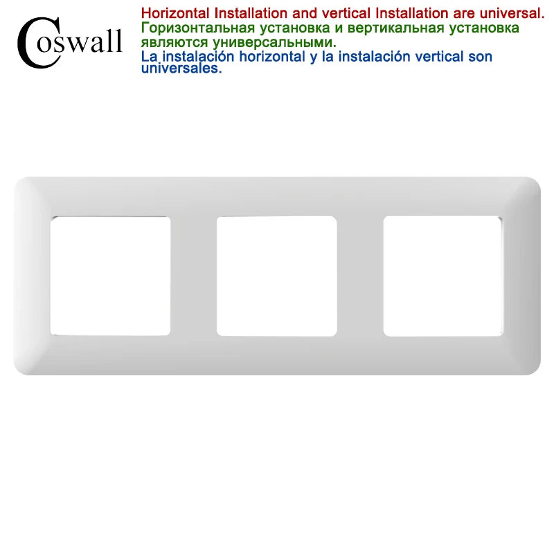 COSWALL DIY Module WIFI / Zigbee Smart EU Wall Socket With PD 20W Type-C & A Dual USB Fast Charger With Power Monitoring Alice