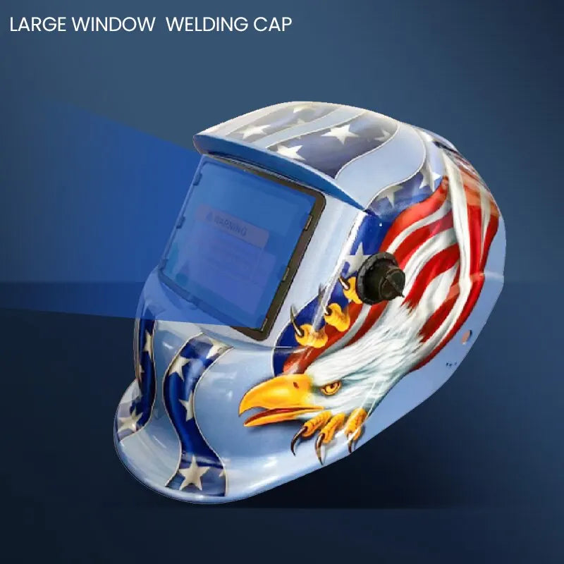 AIRAJ Welding Helmet Auto Darkening Welding Mask For TIG MIG ARC Welder Machine Large View True Color DIN9-13 93*42MM Vision