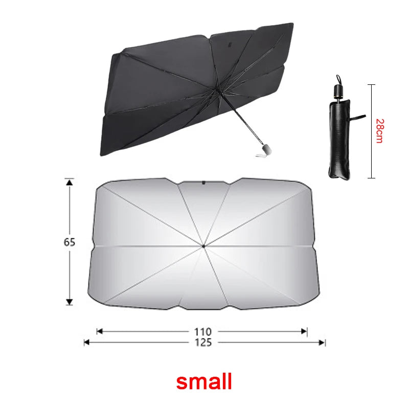 Car Sunshade Umbrella Car Front Window Sunshade Cover Car Sunshade Cover Car Windshield Protection Accessories