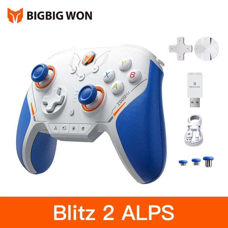 BIGBIG Won Blitz 2 Pro Starburst Wireless Gamepad Carbon Film / TMR Edition for Switch / Pc / ios / Android