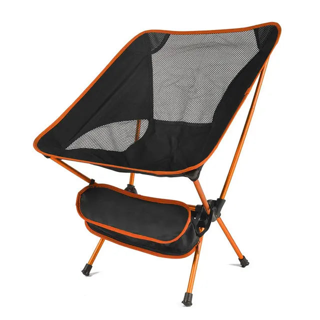 Outdoor Portable Folding Chair Beach Chairs for BBQ Travel Beach Hiking Picnic Seat Easy to Carry Convenient