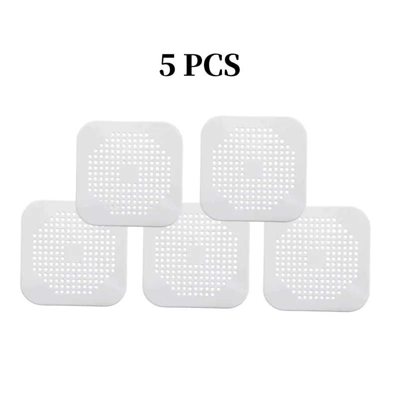 Silicone With Suction Cup Floor Drain Sticker Bathroom Sewer Hair Filter Drain Cover Home Floor Drain Mat Bathroom Accessories