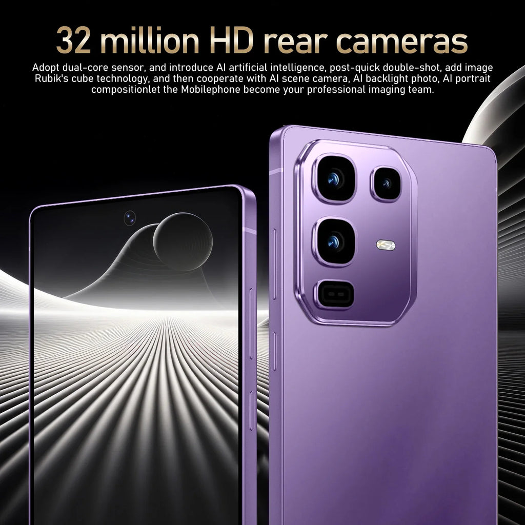 FUFFI S24 Pro Smartphone Cellphone Android 12 6.8inch Screen,8+256GB 16+32MP Mobile phone 4100mAh Google Play Store Phone