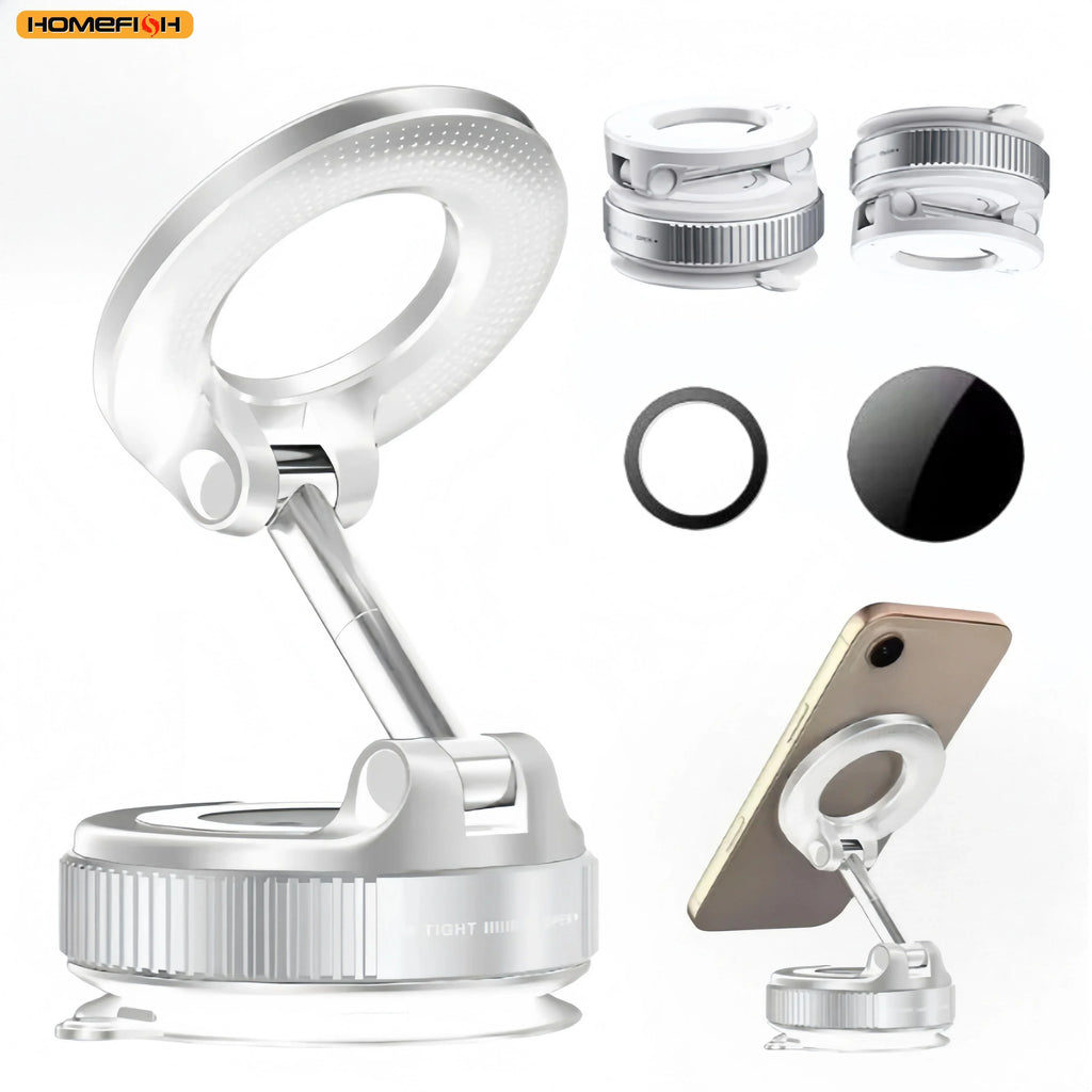 HOMEFISH K007 Magnetic Phone Holder｜Three-axis Rotation For Free Adjustment｜A Convenient Choice For Multiple Scenarios.