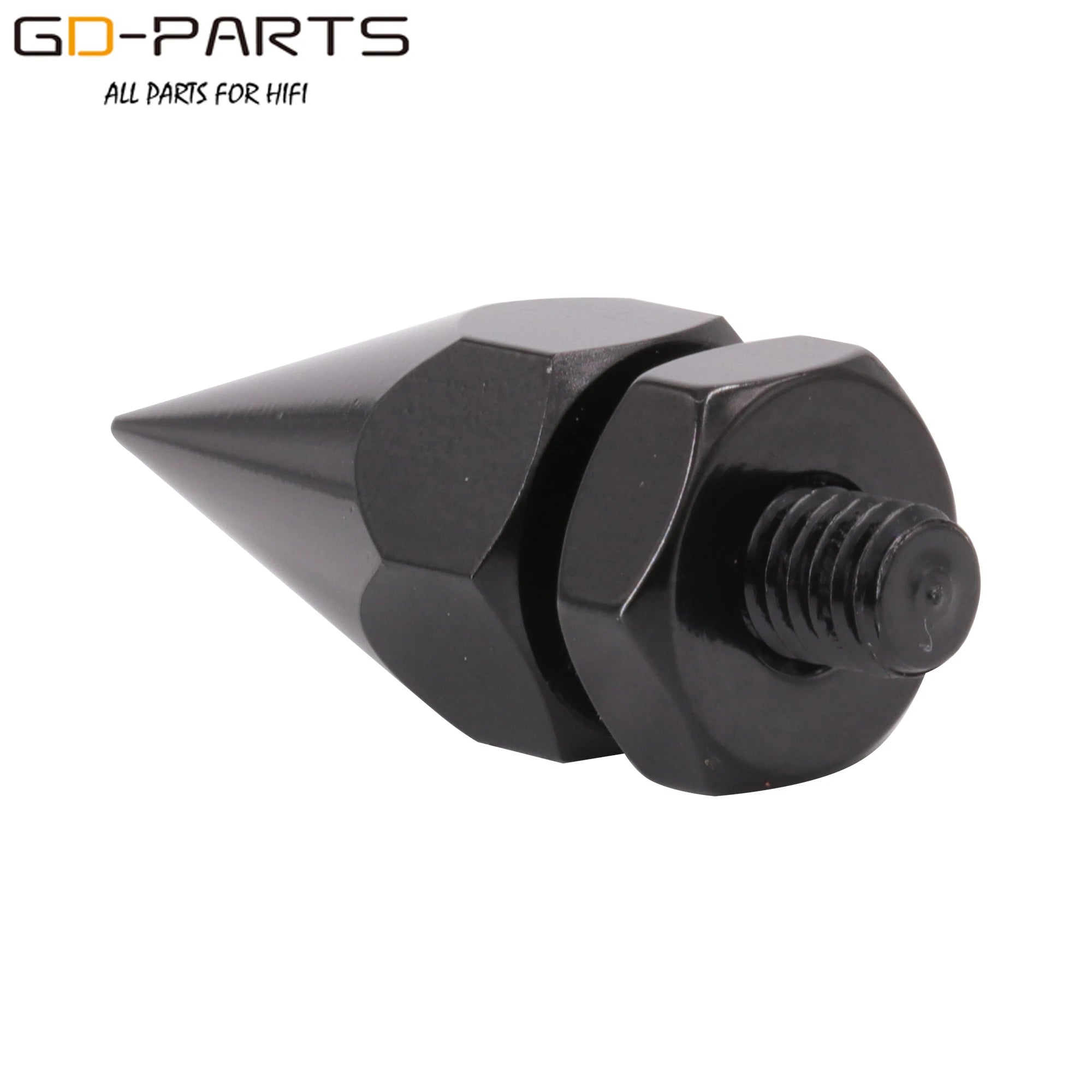 M6 M8 Thread Iron Speaker Spike Cone Damper AMP Turntable Recorder Studio Monitor Isolation Stand Vibration Cone Foot Pad 40mm