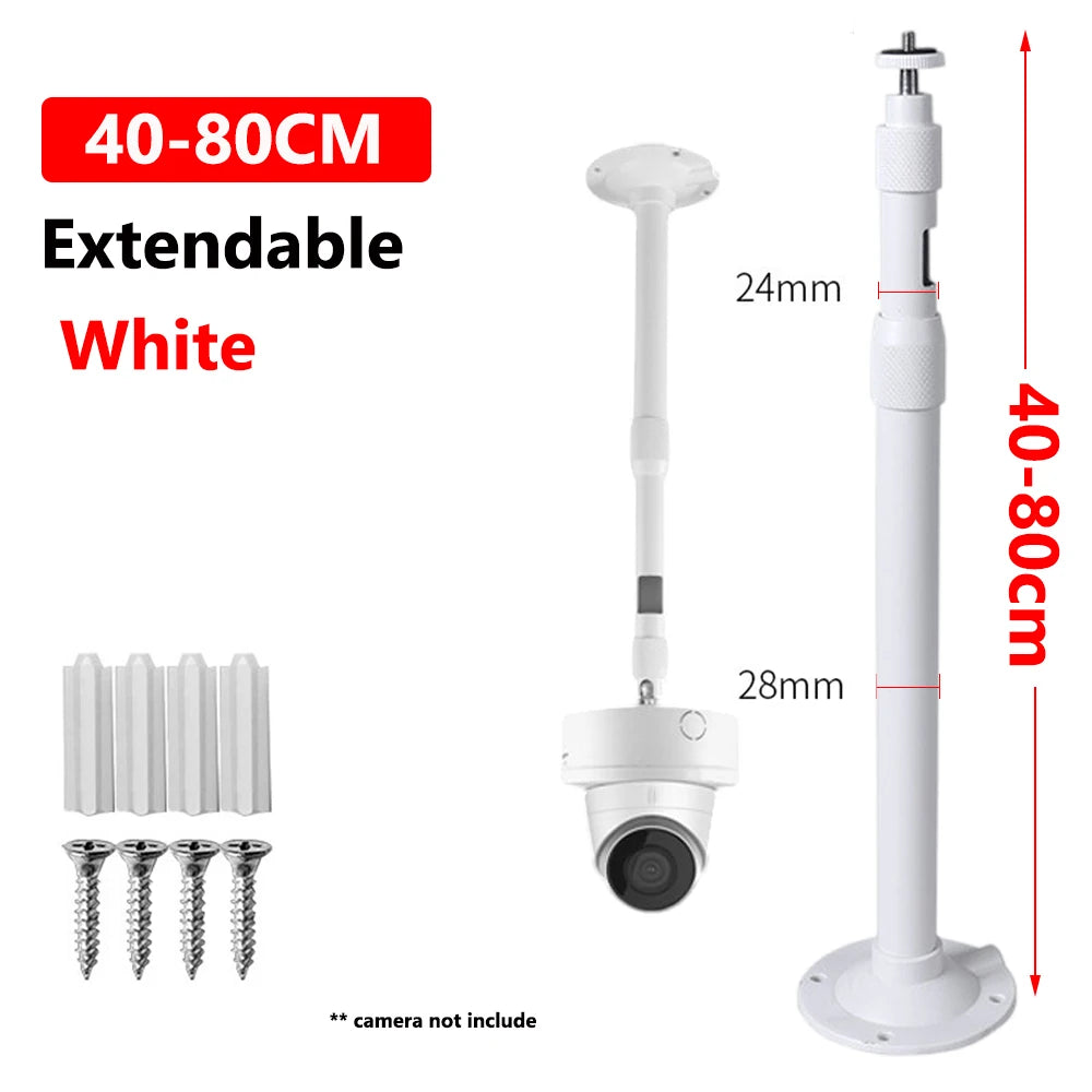 Universal Camera Holder Stand Monitor Aluminum Alloy Telescopic Bracket Bracket Extension Monitoring Pole Camera Long Bracket
