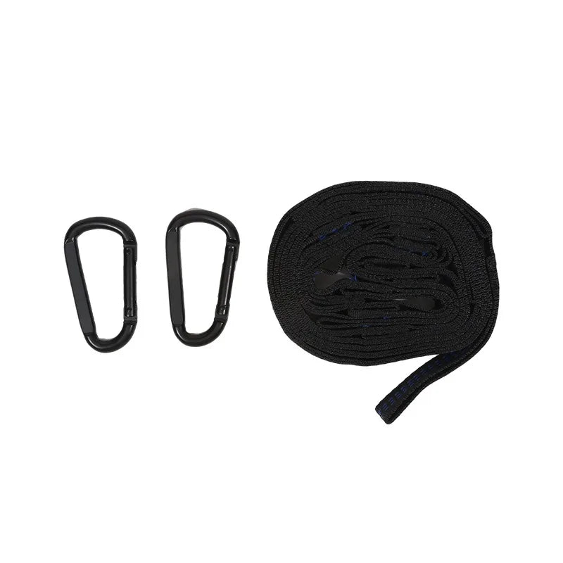 2Pcs High Bearing Capacity Hammock Straps 600lbs Breaking Strength Polyester Hammock Belt Rope 5 Ring Correias De Poliéster