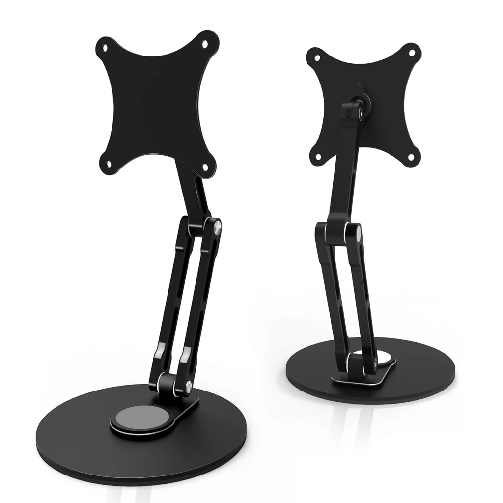 Bimawen 4.5inch-15.6inch VESA Protable Monitor Stand 75mm VESA Monitor Desk Mount Single Monitor Stands Freestanding fits