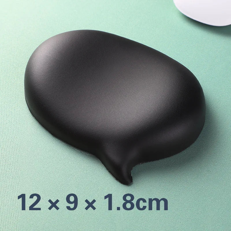 Chat Bubble Silicone Wrist Mouse Pad Keyboard Hand Rest Wrist Rest Palm Rest Wrist Pad Ergonomics White High Value Solid Color