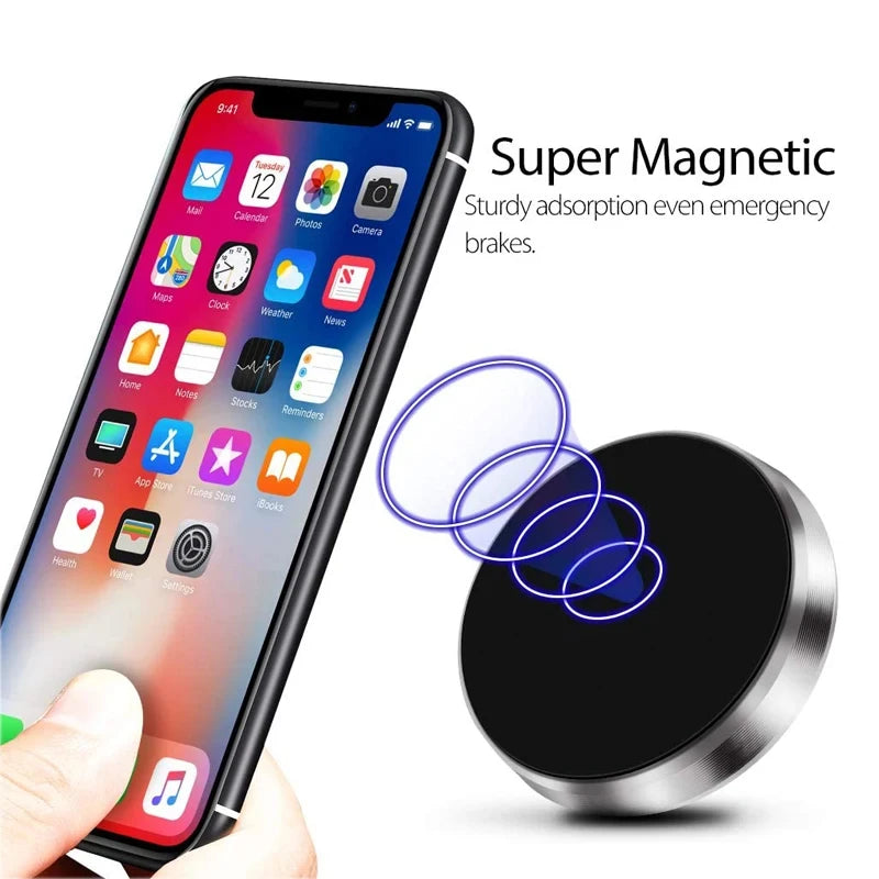 Magnetic Car Phone Holder Universal Car Phone Stand for iPhone Xiaomi Huawei Samsung Dashboard Wall Mounted Car Magnet Sticker