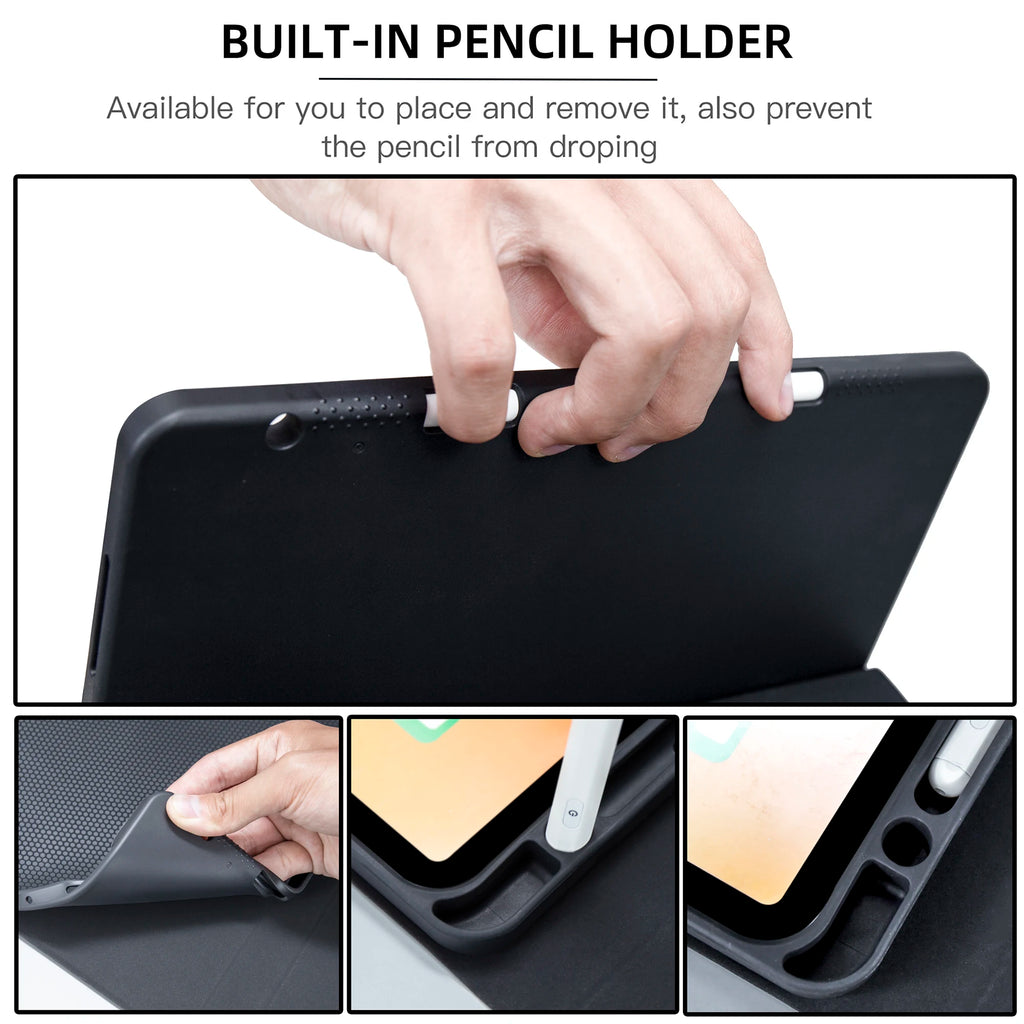 Magic keyboard Wireless Mouse For iPad 9th Generation Case A16 iPad 10.2 7th 8th Cover iPad Pro 11 M4 Air M3 10th Air 5/4 Funda