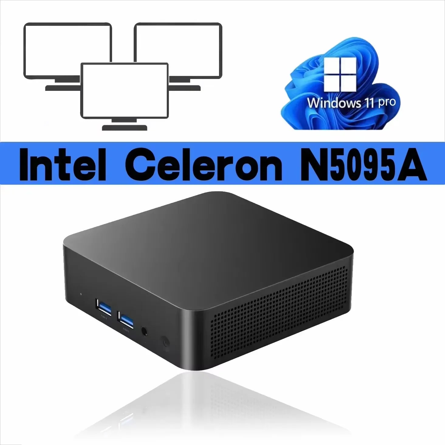 Mini PC Windows 11 Pro Intel Core i9 8950HK Celeron N5095A Portable Desktop PC 16GB DDR4 1TB 2TB SSD WiFi 6 Gaming Computer