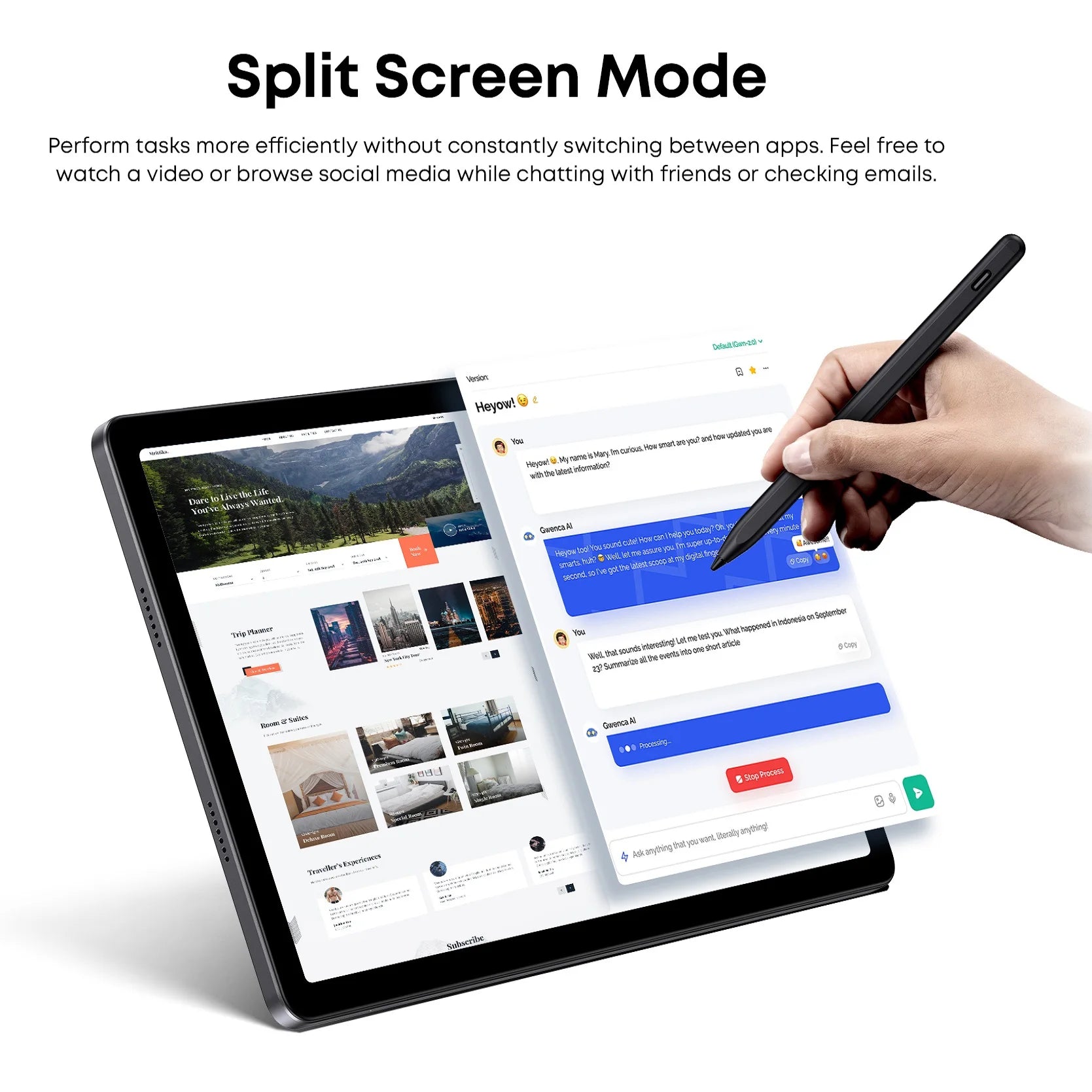 CHUWI AuPad 10.95-inch Tablet FHD Screen 8GB DDR4 128GB ROM 4G LTE GPS Android 14 Snapdragon 685 Octa-Core Widevine L1 Tablet PC