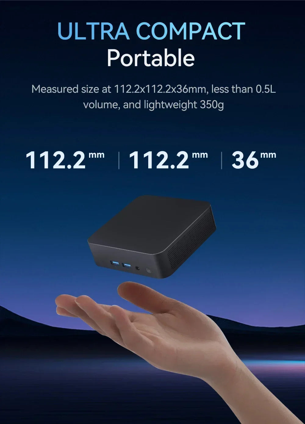 2025 New Windows 11 Intel N5095A/I9-8950HK Office/home Use Desktop Computer BT5.2 Mini PC 16GB 2TB SSD Portable Gaming Mini PC