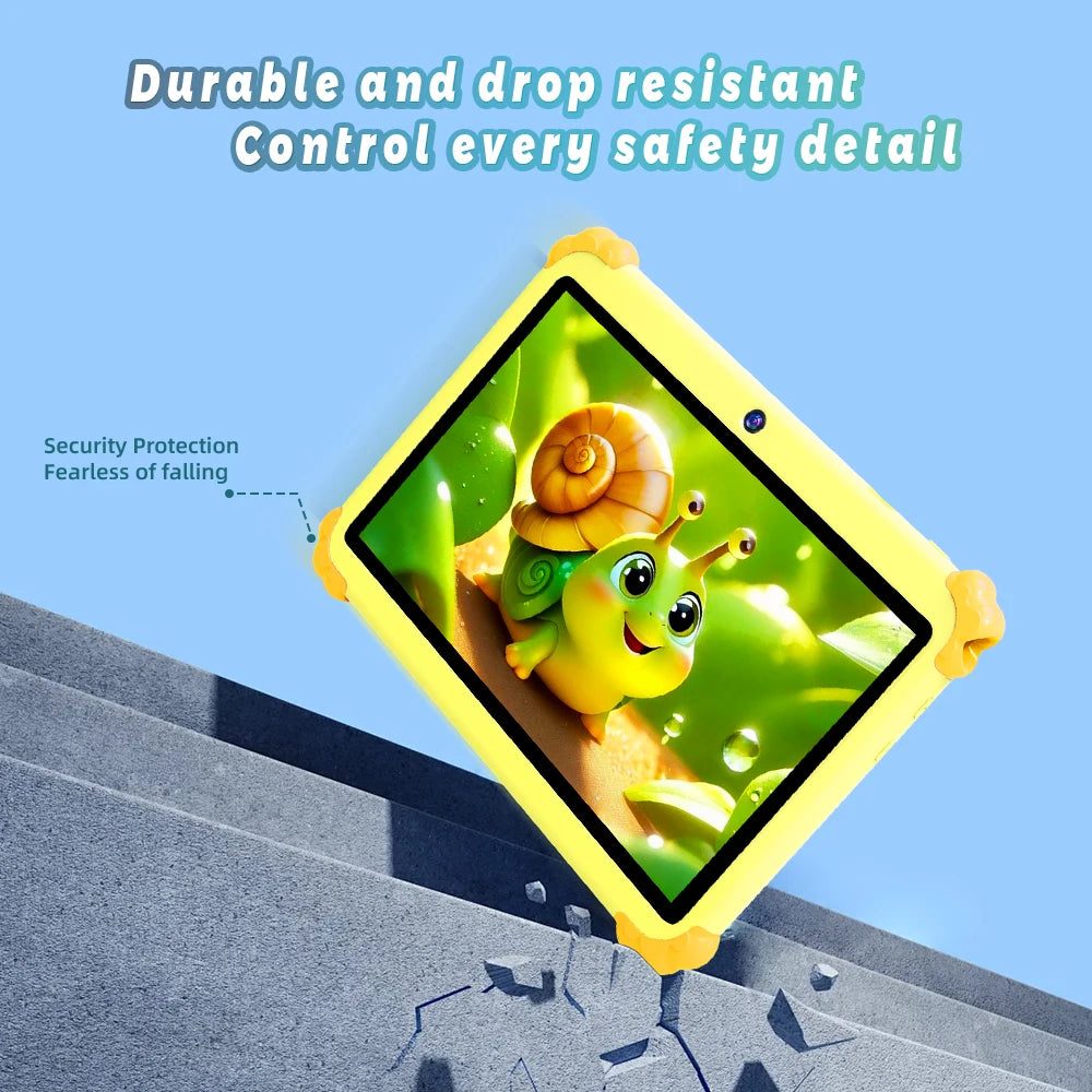 Kids Tablet 4GB + 128GB Memory Napd 703 Tablet 4 Core 7.01 HD Display 3200mAh WIFI-5G Android 14 Tablets for Children Girls 2025