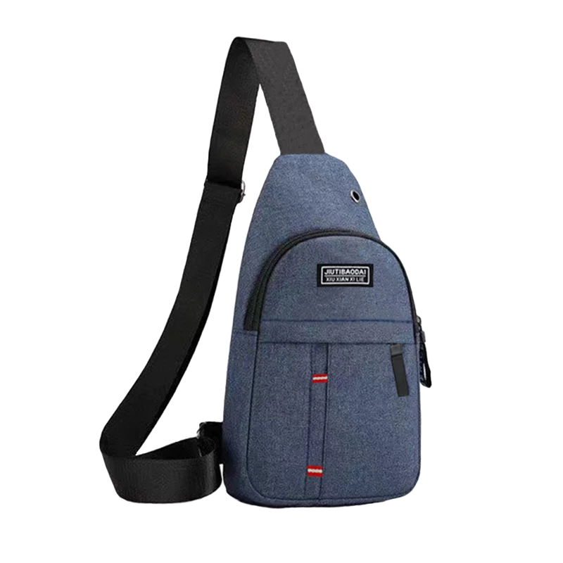 Neutral style, adjustable front pocket for both men and women, single shoulder Oxford cloth pocket bag