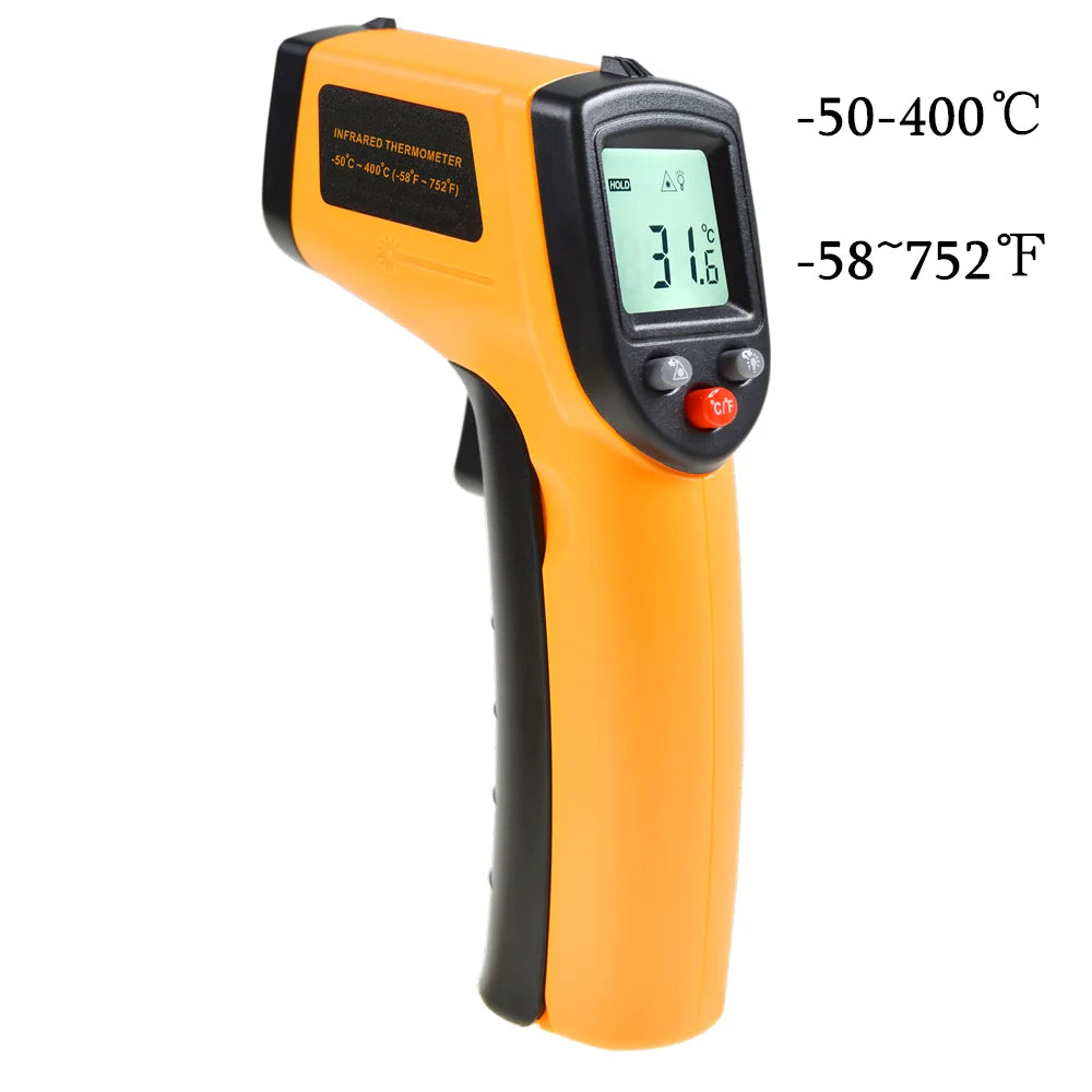 Digital Infrared Thermometer -50~600℃ GM320/GM320S/HW600/HW550 LCD Display Contactless Thermometer Pyrometer IR Laser Point