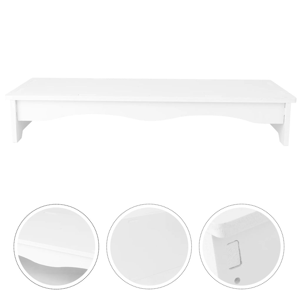 Computer Heightened Shelf Monitor Bracket Keyboard Stand Riser Desk Screen Plastic Desktop Base Computer Screen Shelf