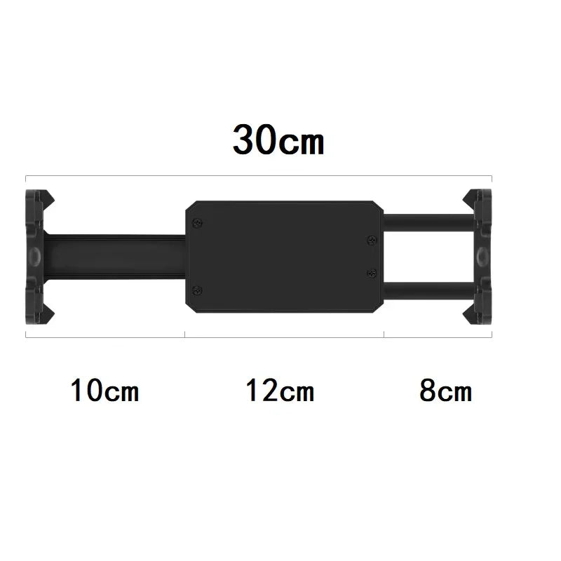 Universal Monitor Stand, Desk Holder for 12-17.3" Displays, VESA Mount, Expandable Base, Vertical Screen Folding