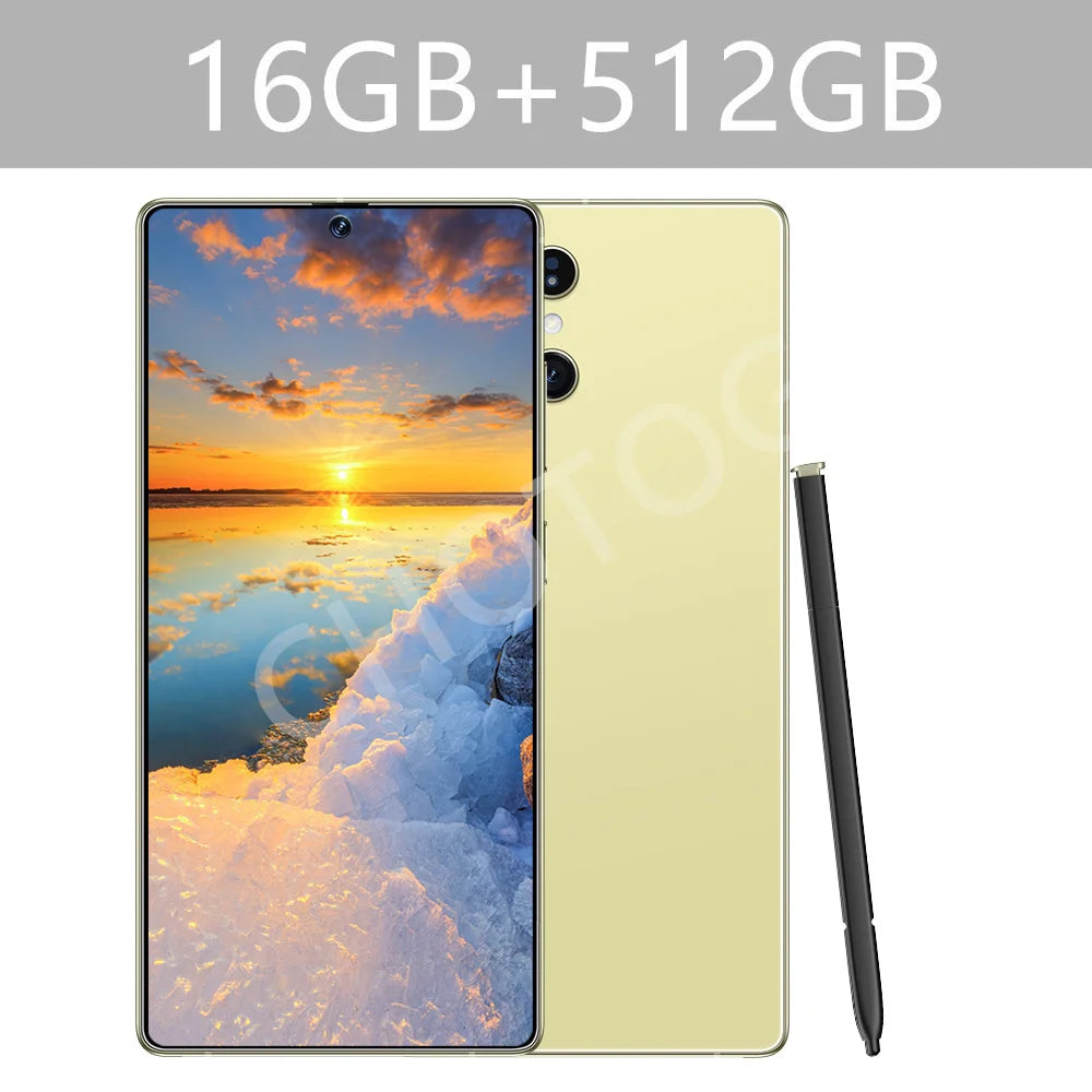 Screen Protector For SMS 25 Ultra Mobile Phones 22GB+2TB Cell Phone Tempered Glass Film For Android Smartphone 7800mAh Cellphone