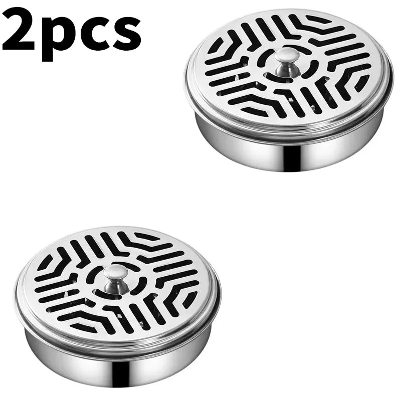 1Pcs Mosquito Coil Tray Nail Tooth Mosquito Coil Holder Household Ash Tray New Mosquito Coil Holder Mosquito Coil Box With Cover
