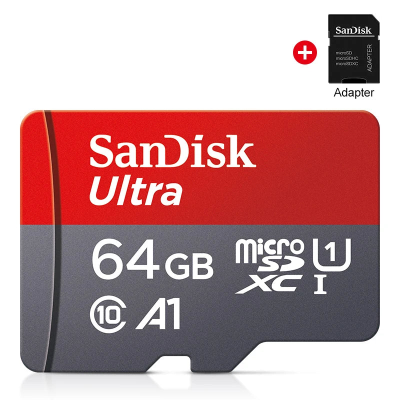 100% Original SanDisk Micro tf SD Card Class 10 TF Card 32GB 64GB 128GB Memory Card for Phone Tablet Flash Card