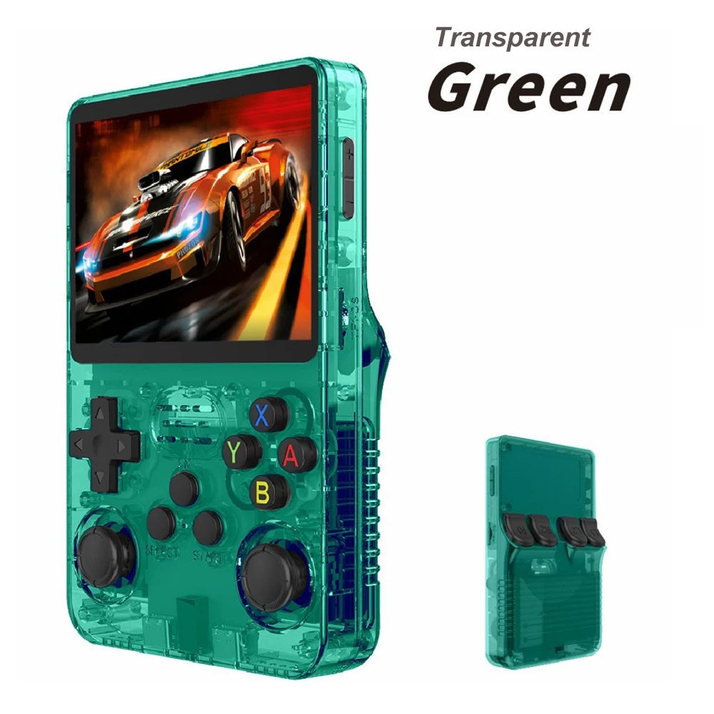 ARKOS R36S Retro Handheld Video Game Console Linux System 3.5 Inch IPS Screen R35s Pro Portable Pocket Video Player 64GB Games