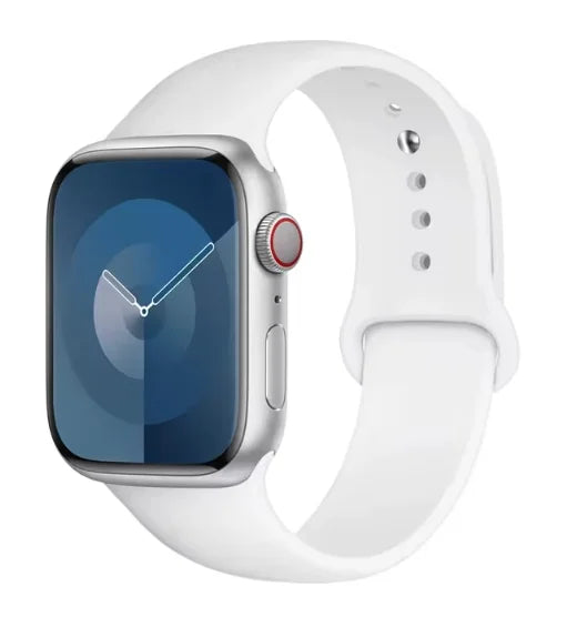 Silicone Band For Apple Watch strap 44mm 45mm 40mm 41mm 42-38mm 45 mm sport bracelet iwatch series 8 7 6 5 4 3 SE 9 Ultra 2 49mm