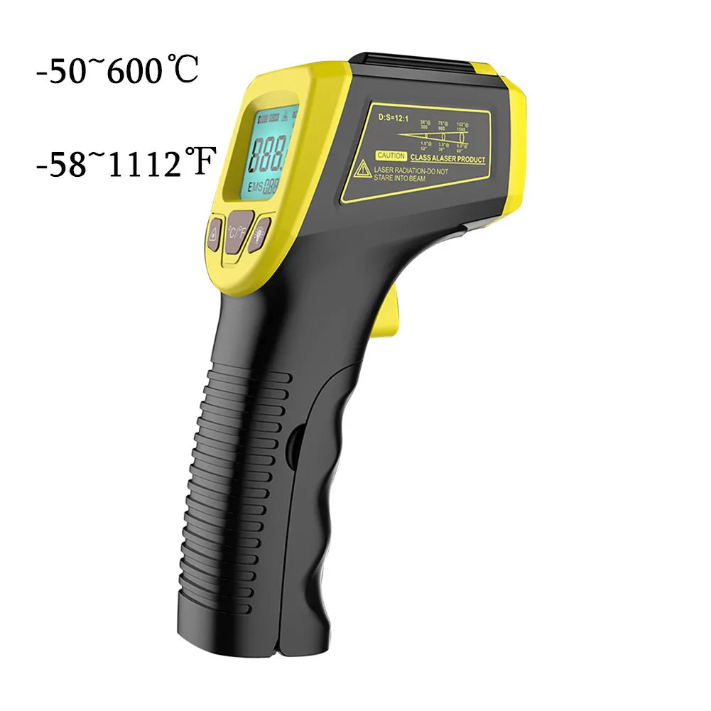 Digital Infrared Thermometer -50~600℃ GM320/GM320S/HW600/HW550 LCD Display Contactless Thermometer Pyrometer IR Laser Point