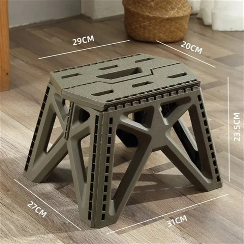 Outdoor Small Stool Portable Folding Stool High Load Bearing Durable Small Chair Fishing Stool Beach Stool Camping Stool