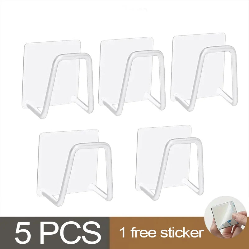 1pc Stainless Steel Sink Sponge Rack For Sponge Steel Wire Ball Draining Paste The Inner Wall Of The Sink Kitchen Supplies