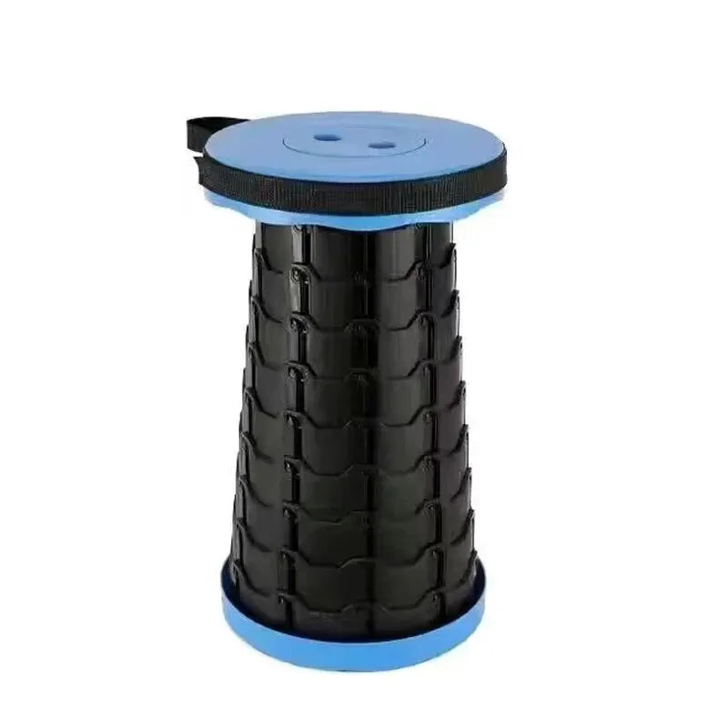 Folding Stool Outdoor Portable Chair Retractable Adjustable Bench Camping, Fishing Multi-scene Applicable