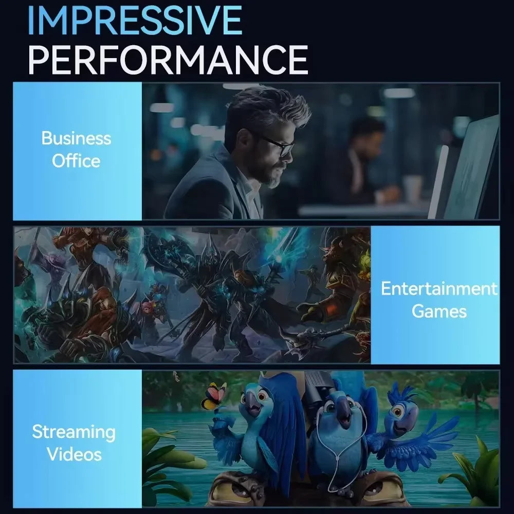 2025 NEW Portable Mini PC Windows 11 Intel Core i9 8950HK Family Computer WIFI 6 BT5.2 4K HD 1000Mbps Mini Gaming Pc Desktop