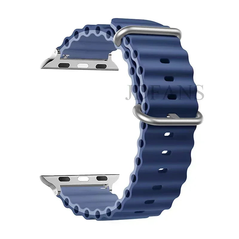 Straps for Apple Watch Band 44mm 40mm 45mm 49mm 41mm 42mm 38mm 46mm ocean bracelet correa iWatch series 7 6 3 se 8 Ultra 2 9 10