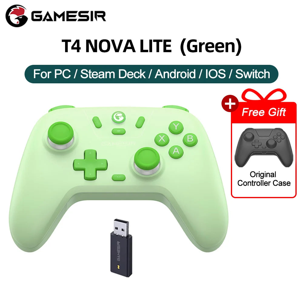 Gamesir Gamepads PC Switch 2 Controller Nova Lite Controle Hall Effective Joystick for Nintendo Switch Steam Android iOS Phone