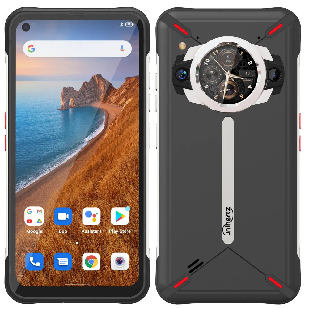 Unihertz Ticktock S Rugged 5G Smartphone 8GB 256GB Cell Phone 5200mAh Mobile Phone 64MP Camera 30W 6.53" Screen Dimensity 700