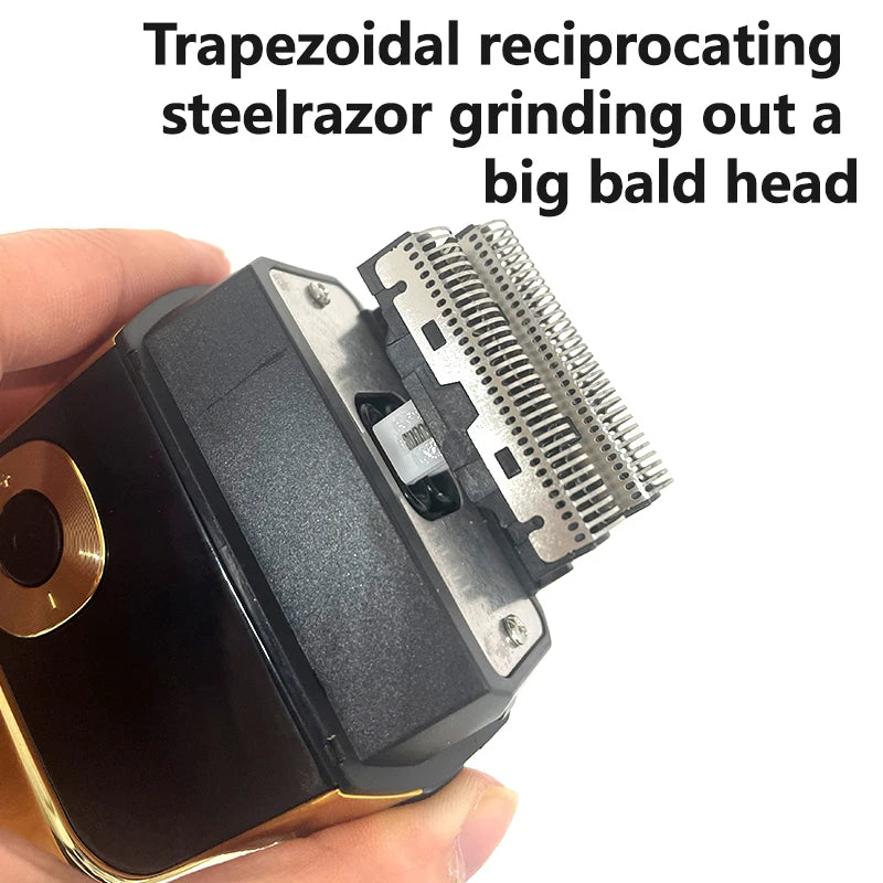 Kemei Original Electric Shavers Blades Golden Foil Knife Net and Cutter Head Suitable for KM-2026 KM-2028 Floating Razor