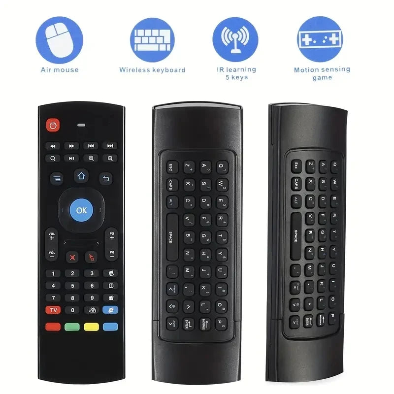 Universal Air Mouse Wireless Mini Keyboard Remote Control MX3 2.4G IR Learning Remote Control For PC Android TV Box Smart TV