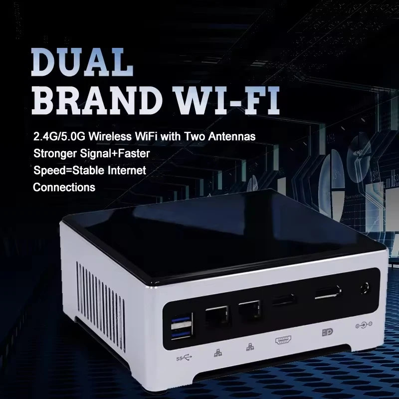 Mini office computer GK3pro mini pcs N5105  8GB M.2 SATA 128GB\/256GB Support 4K 60Hz Dual HD-MI LAN Mini PC for Business