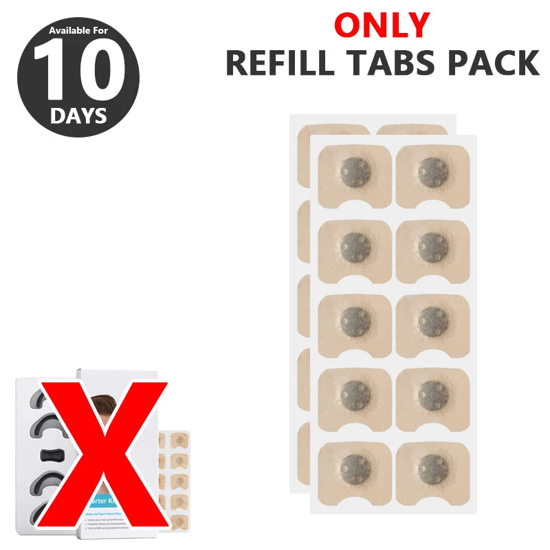 15/30days Magnetic Nasal Breathing Dilators Starter Kit for Nose Improve Sleep Quality Snoring Anti Snoring Sleep Mouth Tape