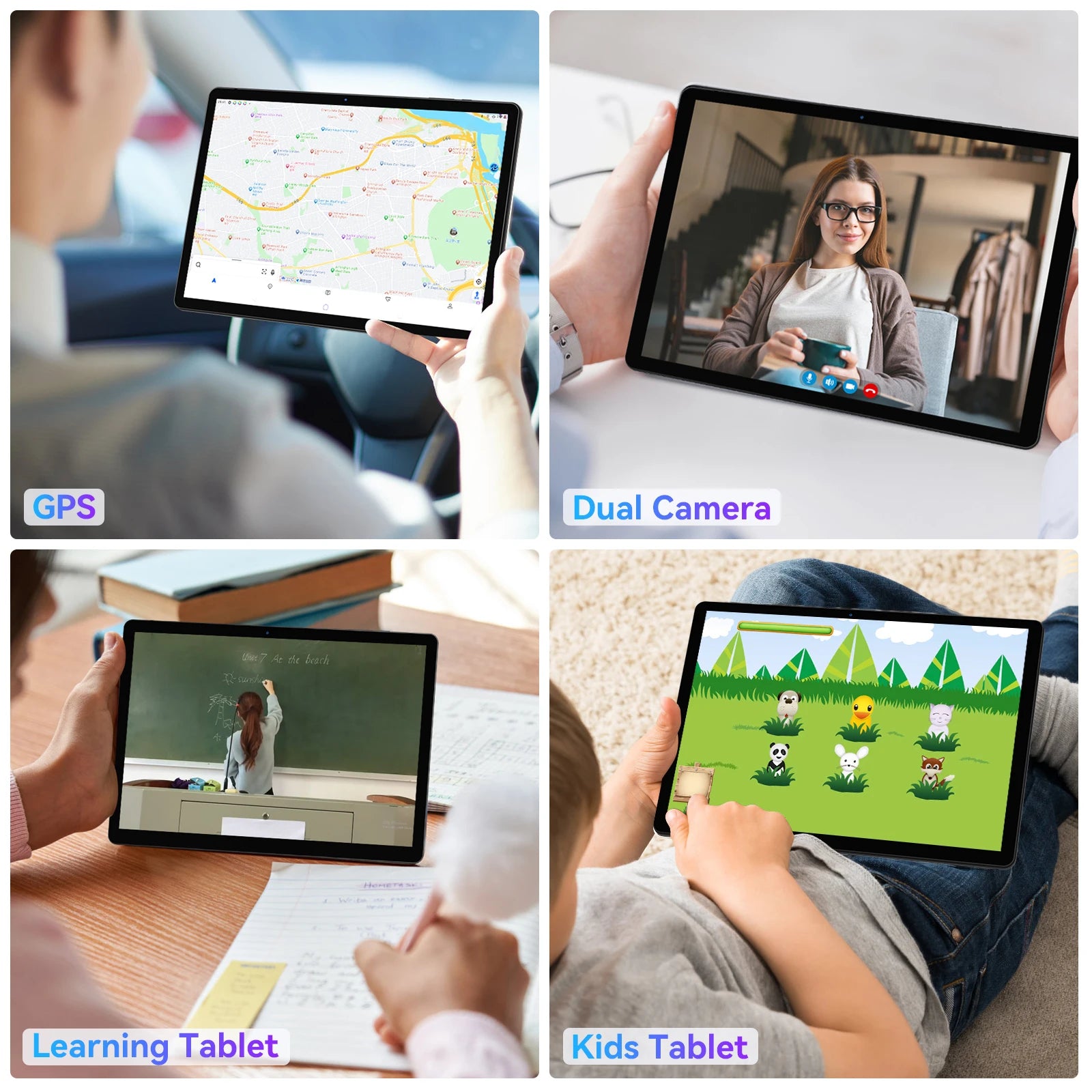 Adreamer LeoPad10 Tablet Android 11 10.1 Inch 8-Cores 4GB RAM 64GB ROM 1280x800 IPS 6000mAh Dual Camera Type-C Metal Body