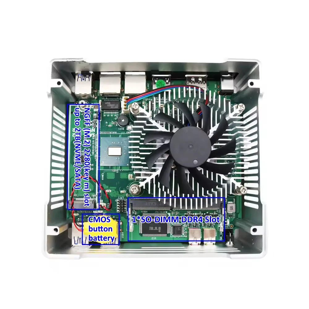 Mini office computer GK3pro mini pcs N5105  8GB M.2 SATA 128GB\/256GB Support 4K 60Hz Dual HD-MI LAN Mini PC for Business