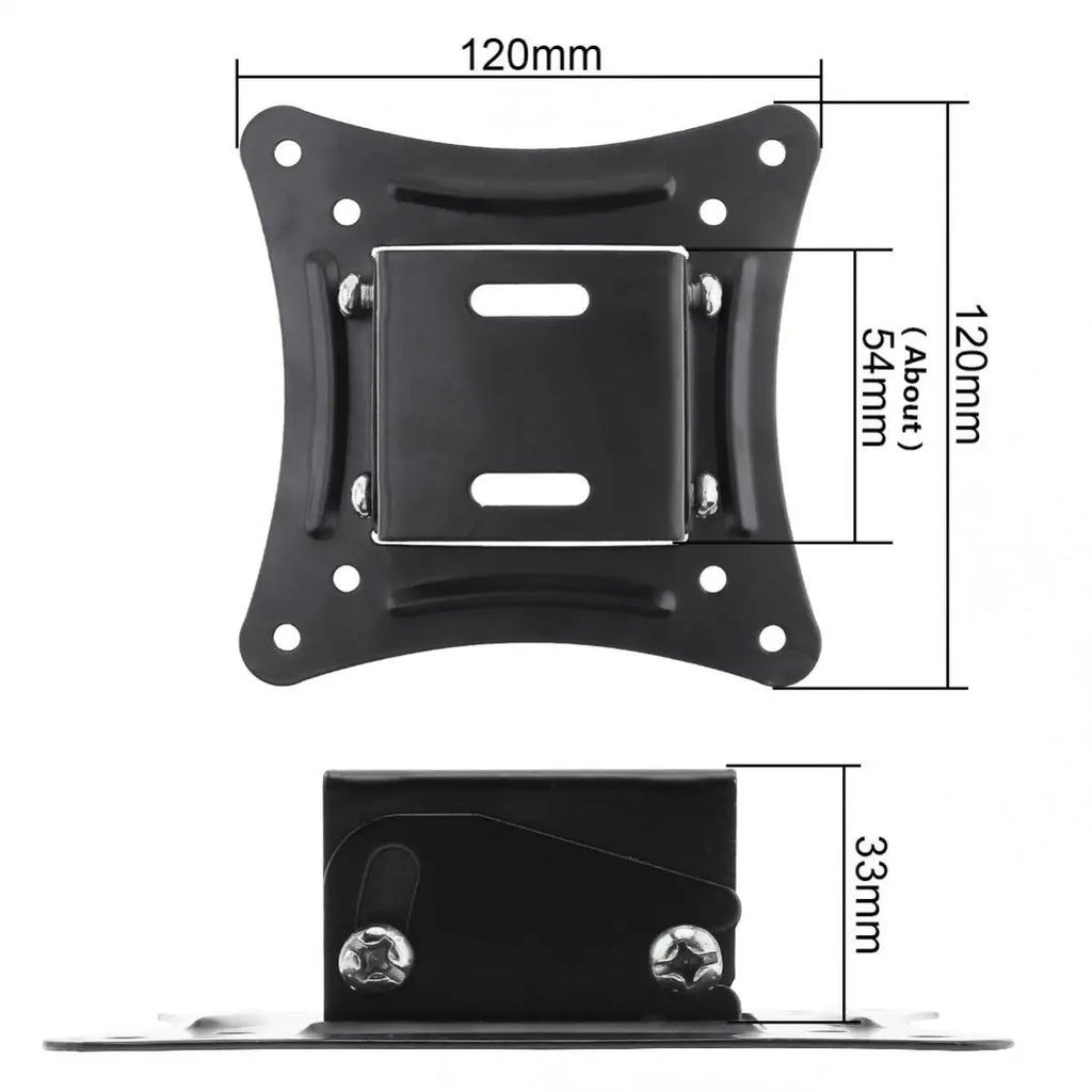 Universal TV Wall Mounted Bracket  75/100mm pitch Fixed Flat TV Frame Stand Holder Tilt Angle for 14-26inch LCD LED Vesa Monitor