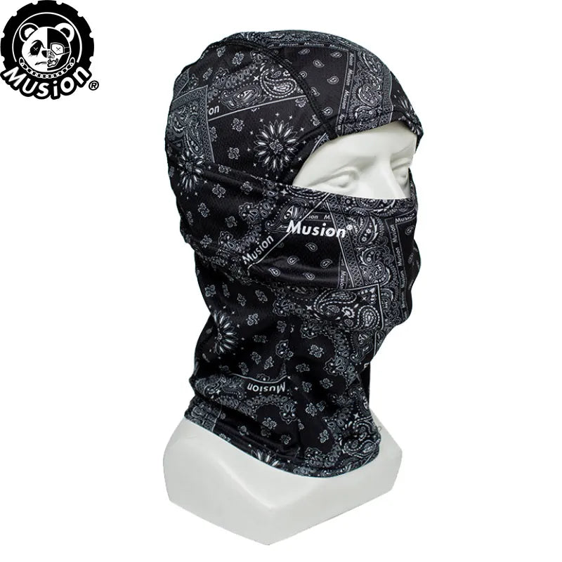Musion Original Balaclava Tube Mask Motorcycle Fashion Print Face Mask Bandana Headband Scarf Outdoor Sports Riding