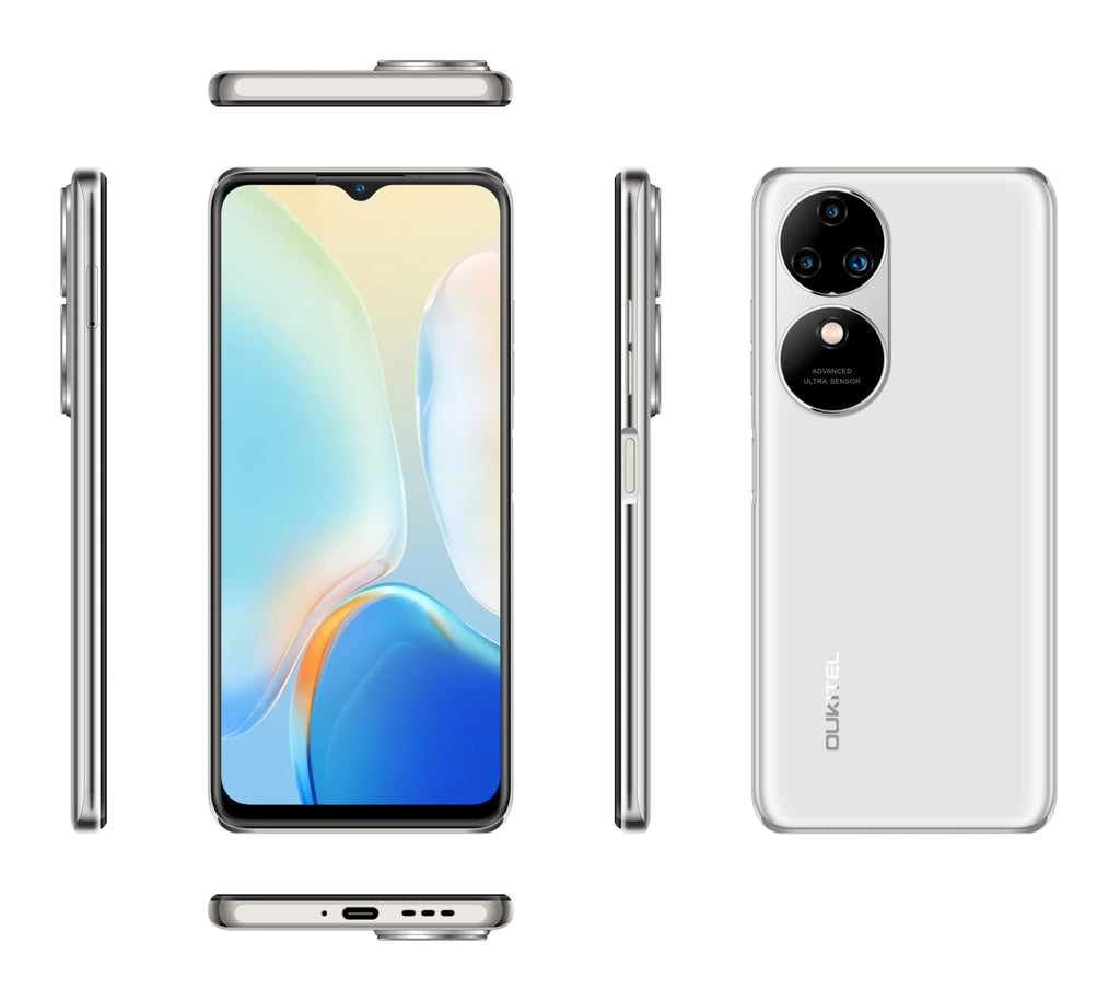 Oukitel C38 Smartphone 6.6" FHD+ 5150mAh 6GB +256GB Mobile Phone 48MP Android 13 Cell phone