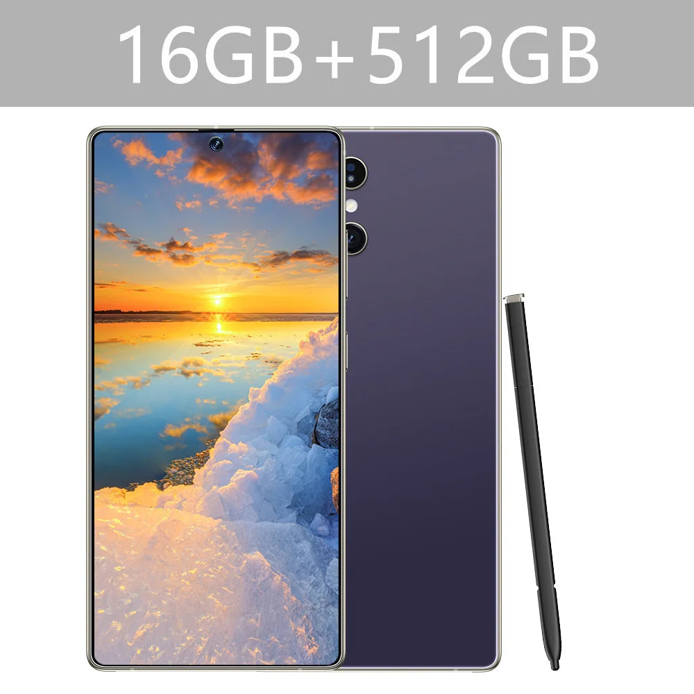 Magnetic Case For Cellphones SMS 25 Ultra 5G Dual Sim Smartphone Silicone Cases For Android 14 Cell Mobile Phone 22GB+2TB Cover